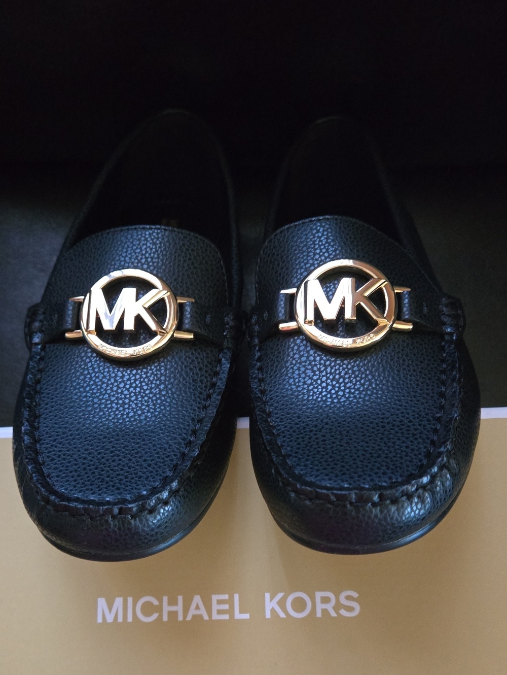 NWT Michael Kors Mocasin Fulton Driver Faux Leather Size US 7M